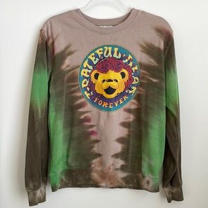 Grateful Dead - Forever Tie Dye Sweatshirt w/Bear Logo